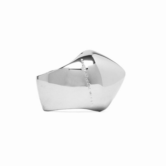 MARC BY MARC JACOBS Cone Head Silvertone Ring - Picture 1 of 8
